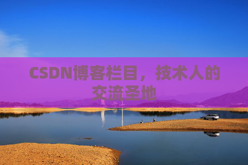 CSDN博客栏目，技术人的交流圣地